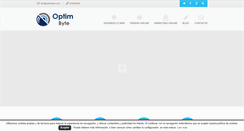 Desktop Screenshot of optimbyte.com