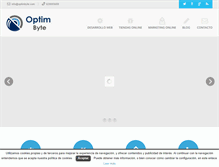 Tablet Screenshot of optimbyte.com